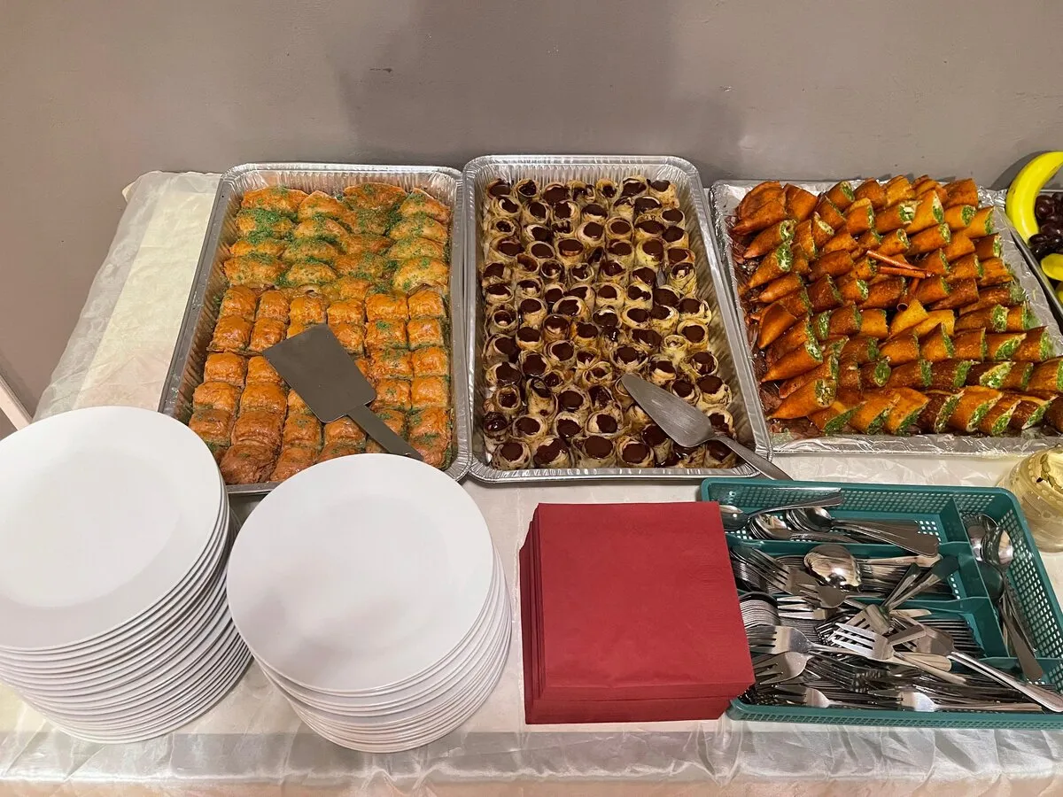 Türkische Spezialitäten am Buffet