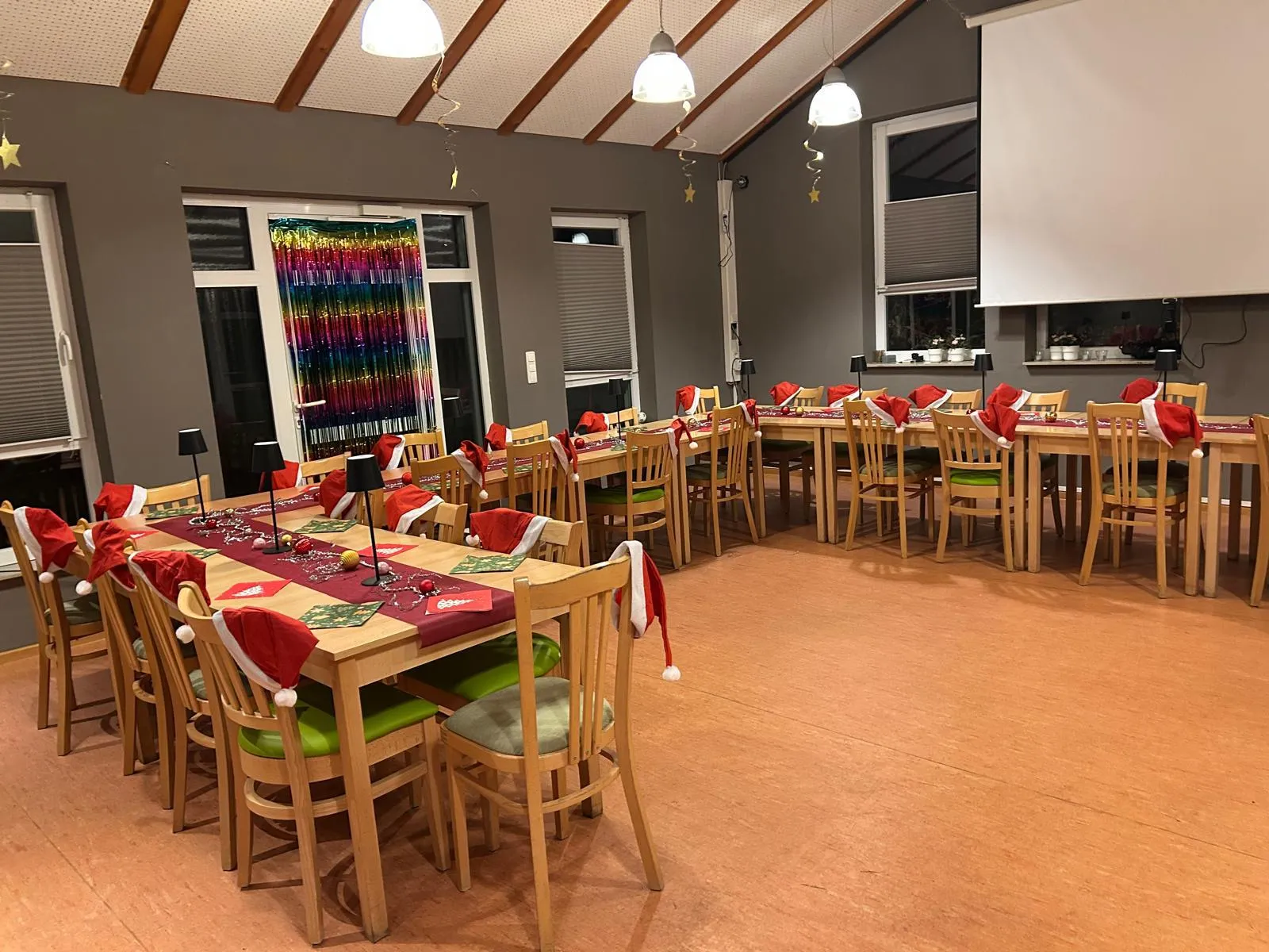 Weihnachtsfeier im Veranstaltungsraum